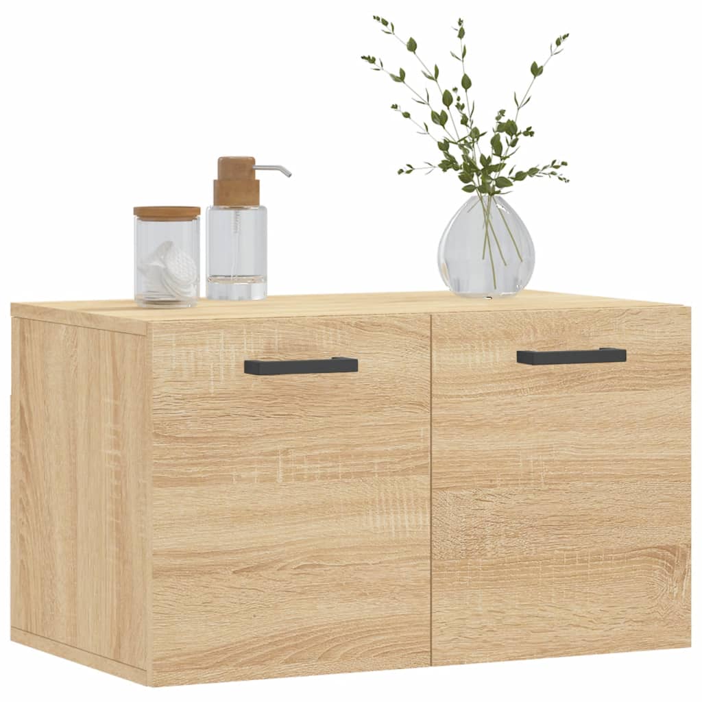 vægskab 60x36,5x35 cm konstrueret træ sonoma-eg