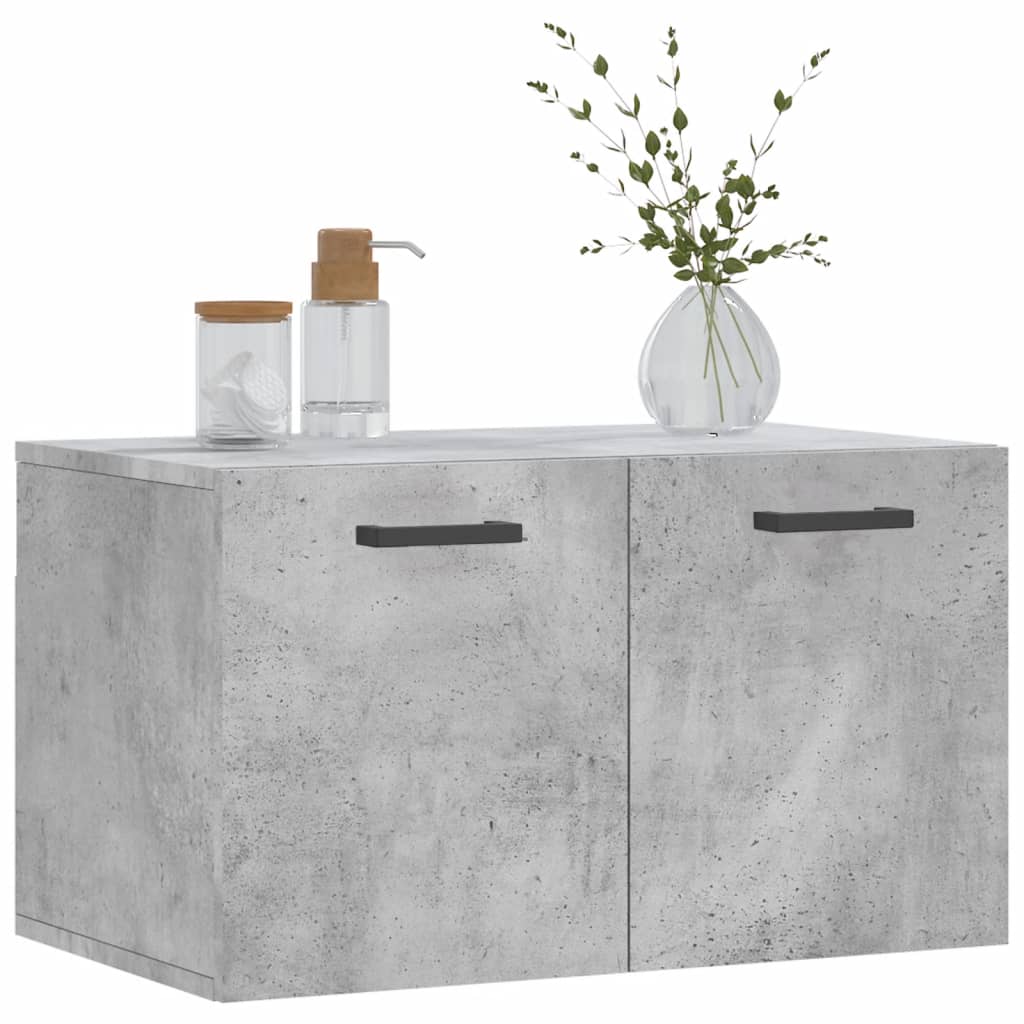 vægskab 60x36,5x35 cm konstrueret træ betongrå