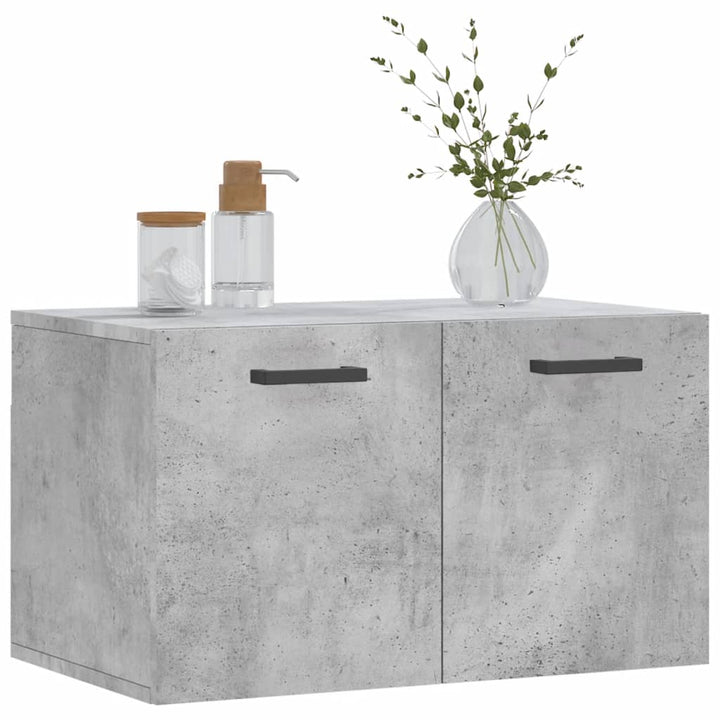 vægskab 60x36,5x35 cm konstrueret træ betongrå