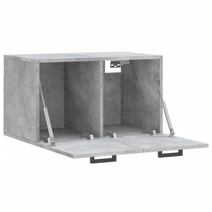 vægskab 60x36,5x35 cm konstrueret træ betongrå