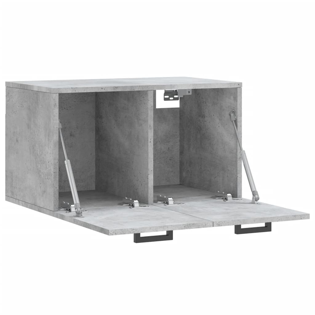 vægskab 60x36,5x35 cm konstrueret træ betongrå