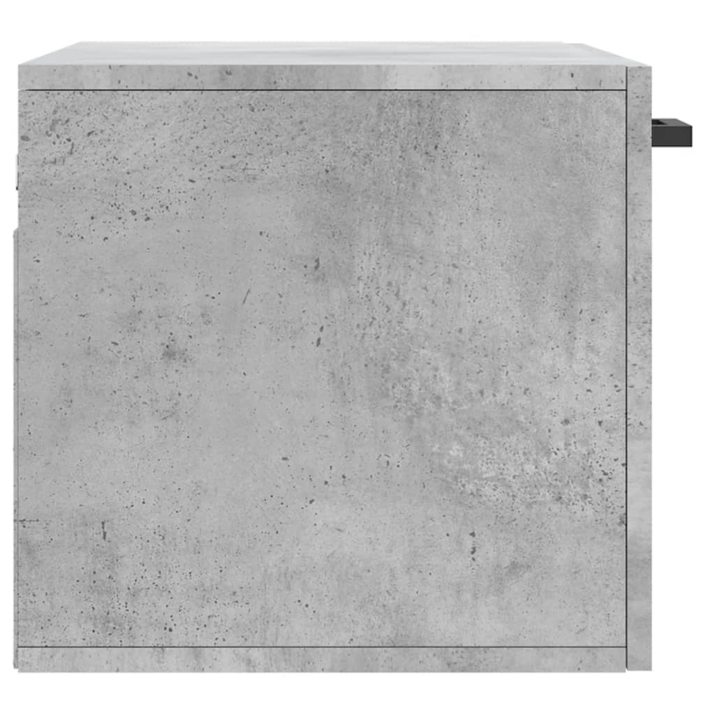 vægskab 60x36,5x35 cm konstrueret træ betongrå