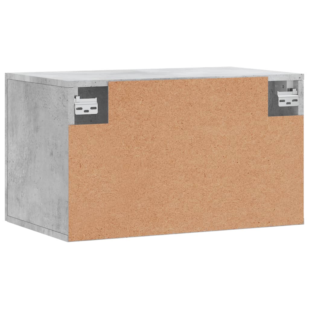 vægskab 60x36,5x35 cm konstrueret træ betongrå