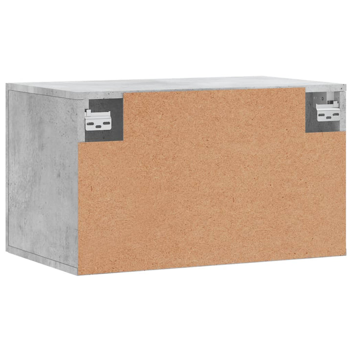 vægskab 60x36,5x35 cm konstrueret træ betongrå