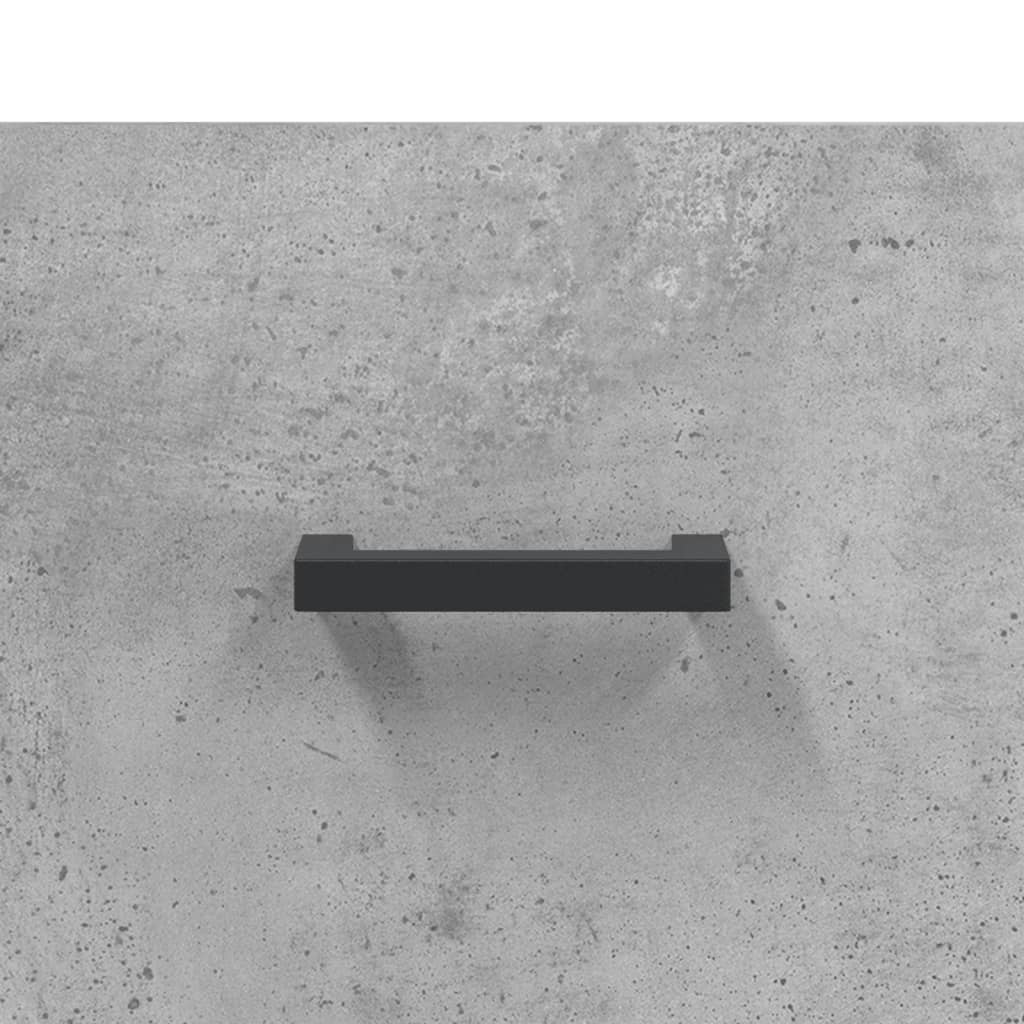 vægskab 60x36,5x35 cm konstrueret træ betongrå