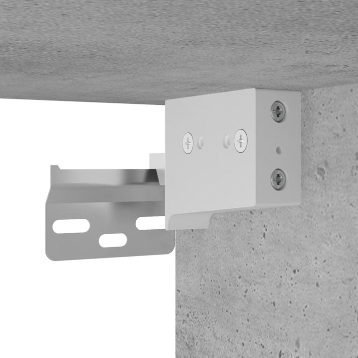 vægskab 60x36,5x35 cm konstrueret træ betongrå