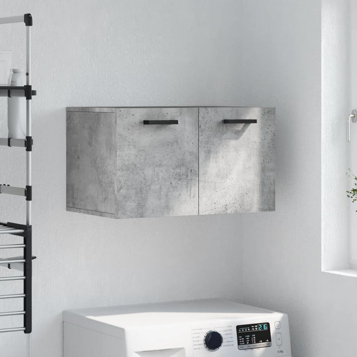 vægskab 60x36,5x35 cm konstrueret træ betongrå