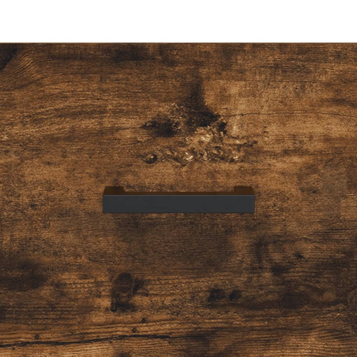 vægskab 60x36,5x35 cm konstrueret træ røget egetræsfarve