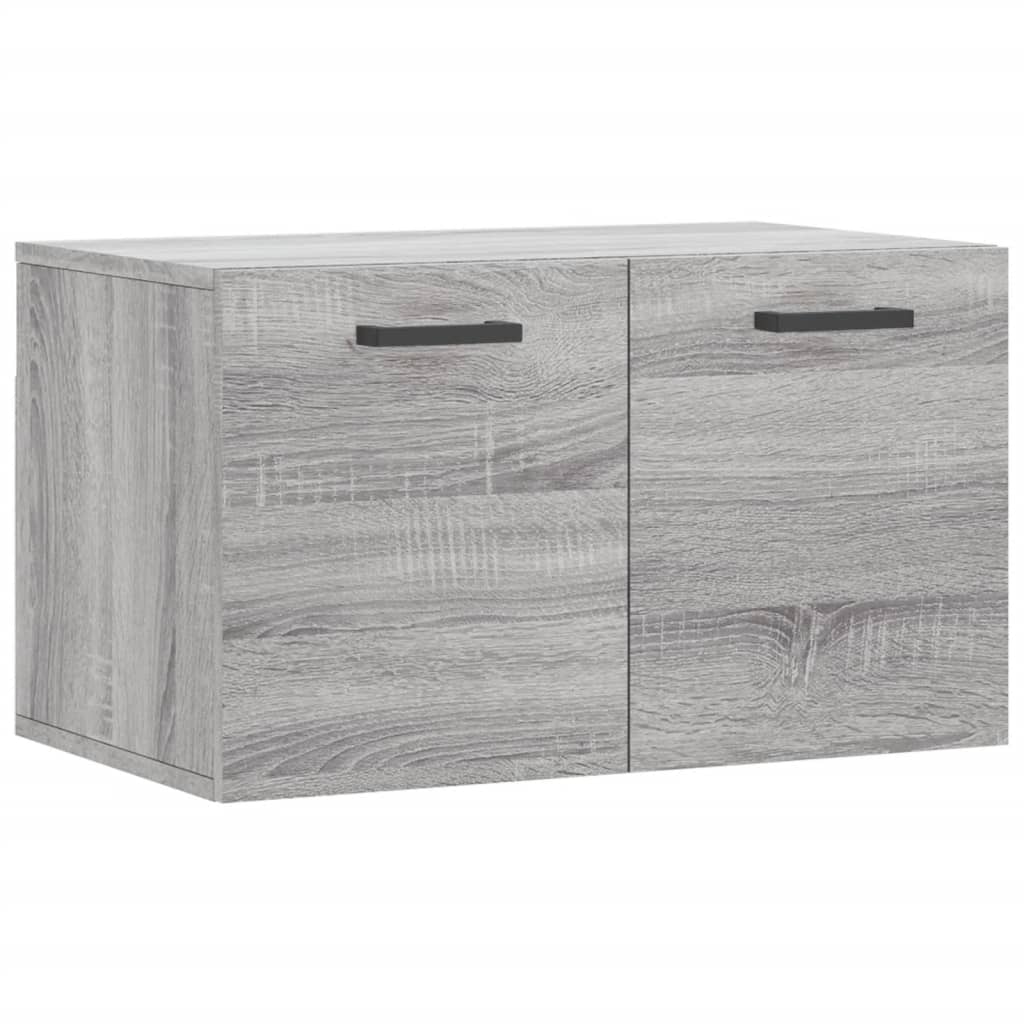 vægskab 60x36,5x35 cm konstrueret træ grå sonoma-eg