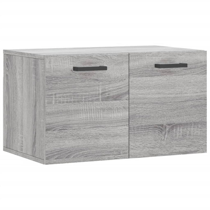 vægskab 60x36,5x35 cm konstrueret træ grå sonoma-eg
