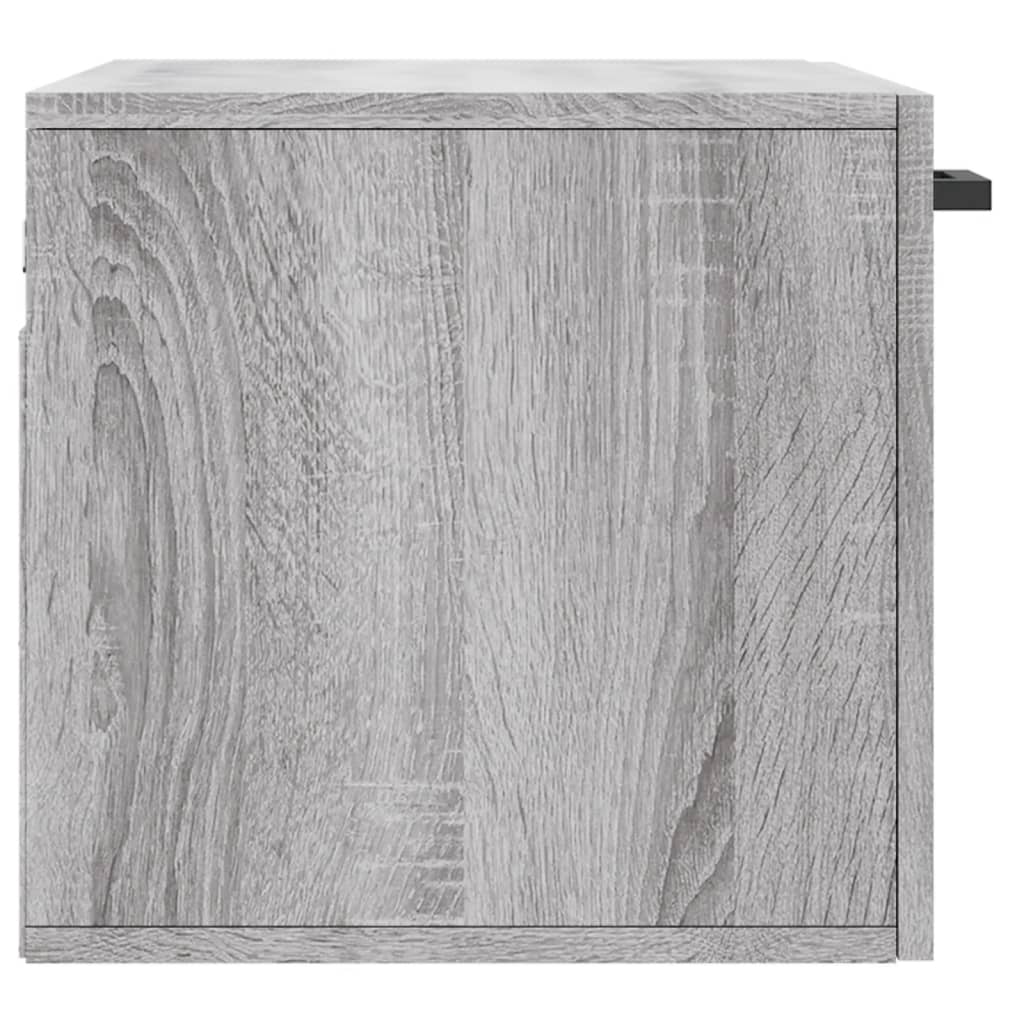 vægskab 60x36,5x35 cm konstrueret træ grå sonoma-eg