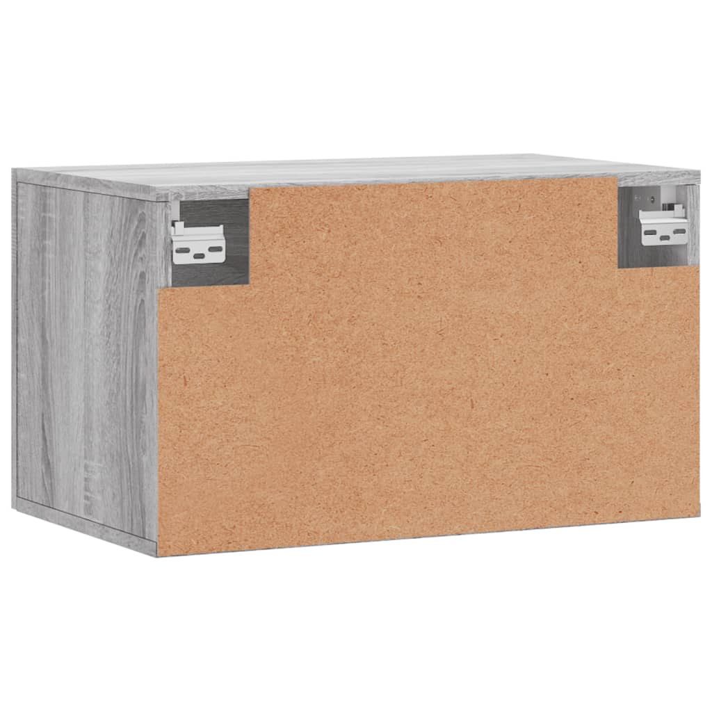 vægskab 60x36,5x35 cm konstrueret træ grå sonoma-eg