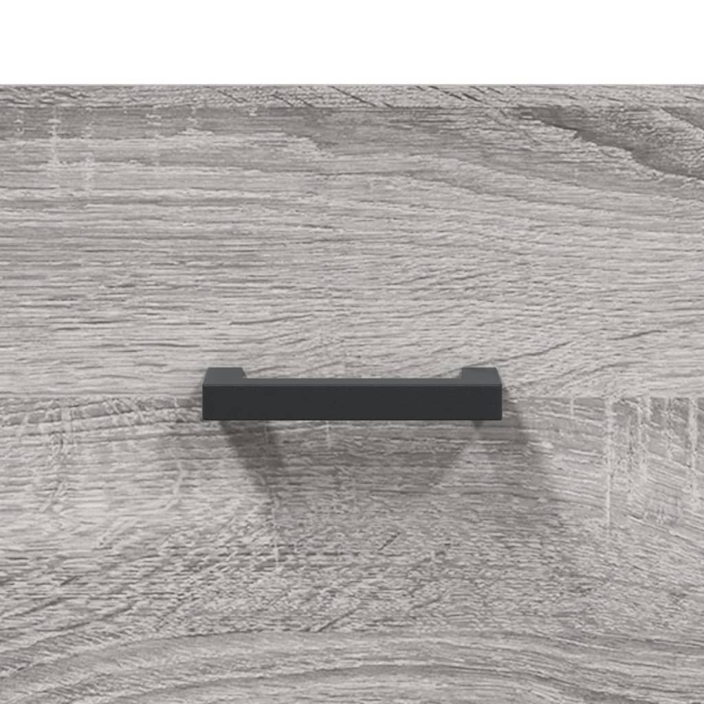 vægskab 60x36,5x35 cm konstrueret træ grå sonoma-eg