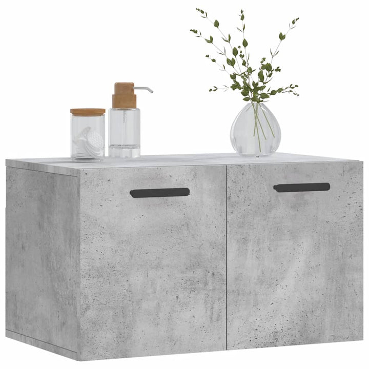 vægskab 60x36,5x35 cm konstrueret træ betongrå