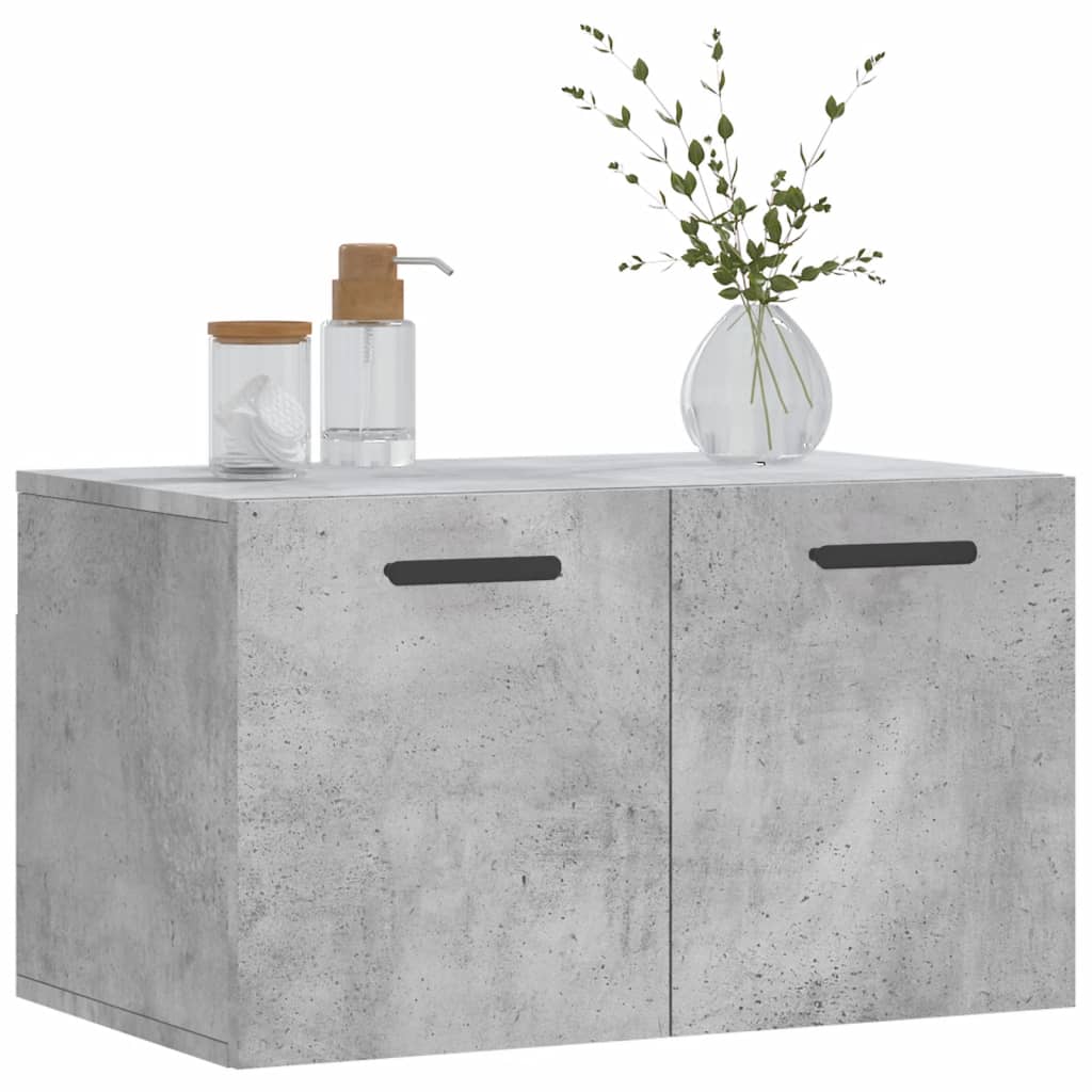 vægskab 60x36,5x35 cm konstrueret træ betongrå