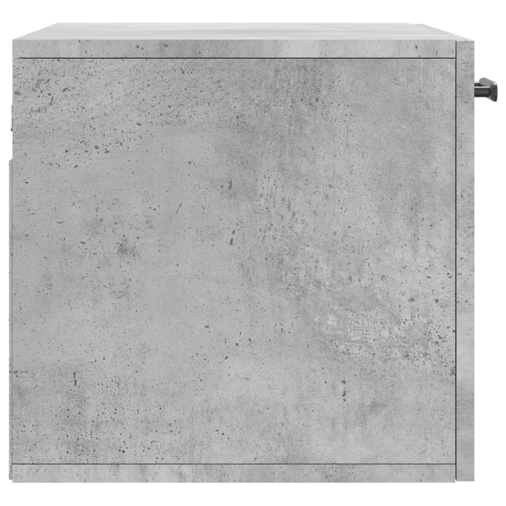 vægskab 60x36,5x35 cm konstrueret træ betongrå