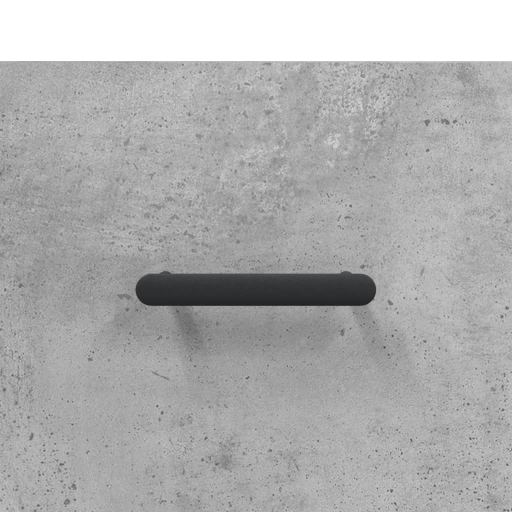 vægskab 60x36,5x35 cm konstrueret træ betongrå