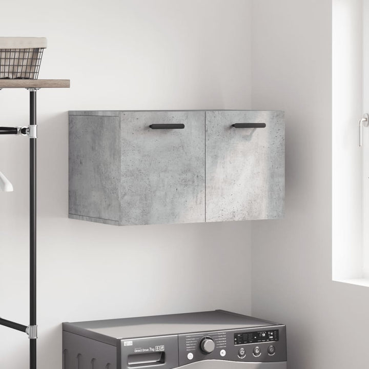 vægskab 60x36,5x35 cm konstrueret træ betongrå