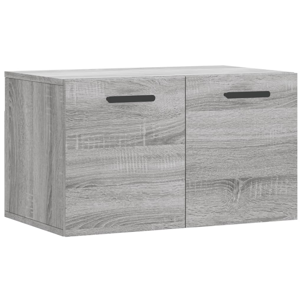 vægskab 60x36,5x35 cm konstrueret træ grå sonoma-eg