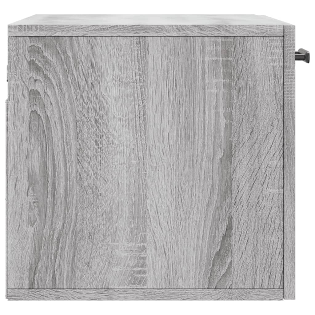 vægskab 60x36,5x35 cm konstrueret træ grå sonoma-eg