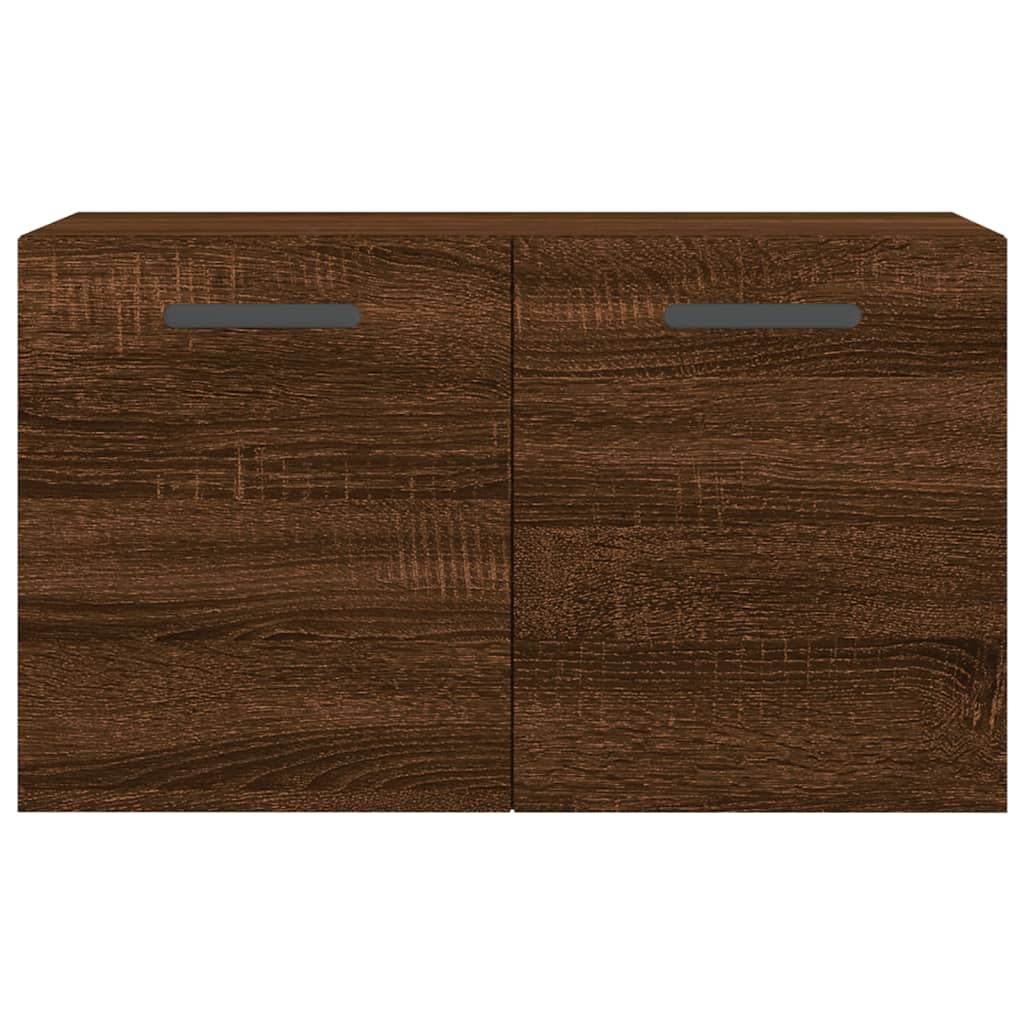 vægskab 60x36,5x35 cm konstrueret træ brun egetræsfarve