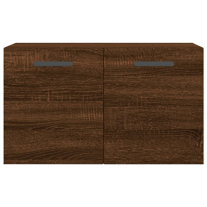 vægskab 60x36,5x35 cm konstrueret træ brun egetræsfarve