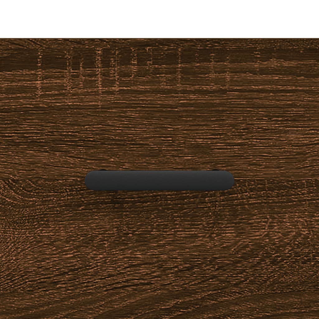 vægskab 60x36,5x35 cm konstrueret træ brun egetræsfarve
