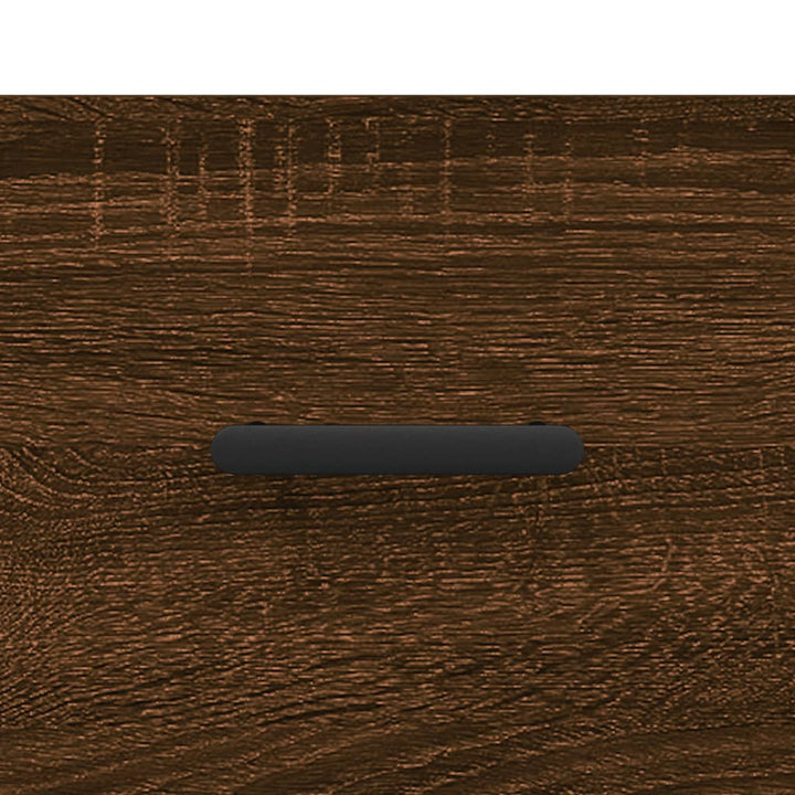 vægskab 60x36,5x35 cm konstrueret træ brun egetræsfarve
