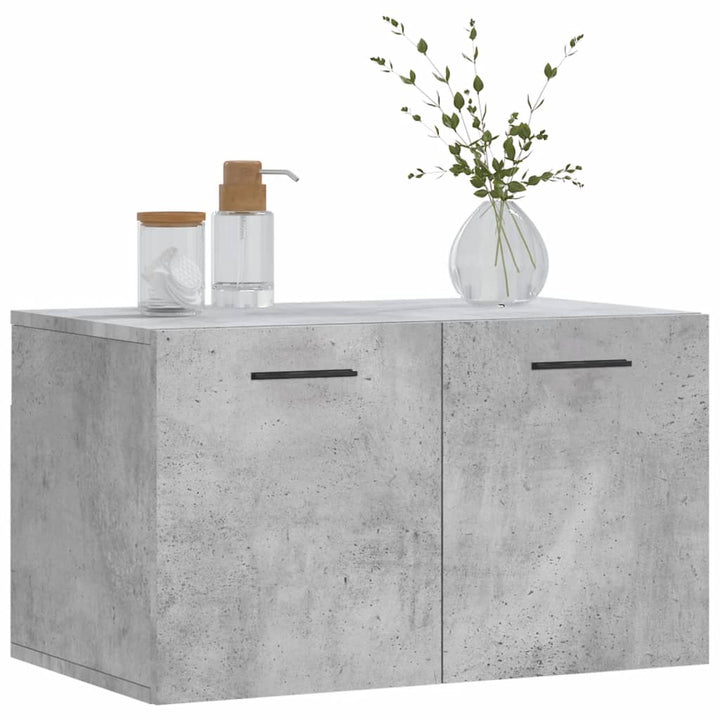 vægskab 60x36,5x35 cm konstrueret træ betongrå