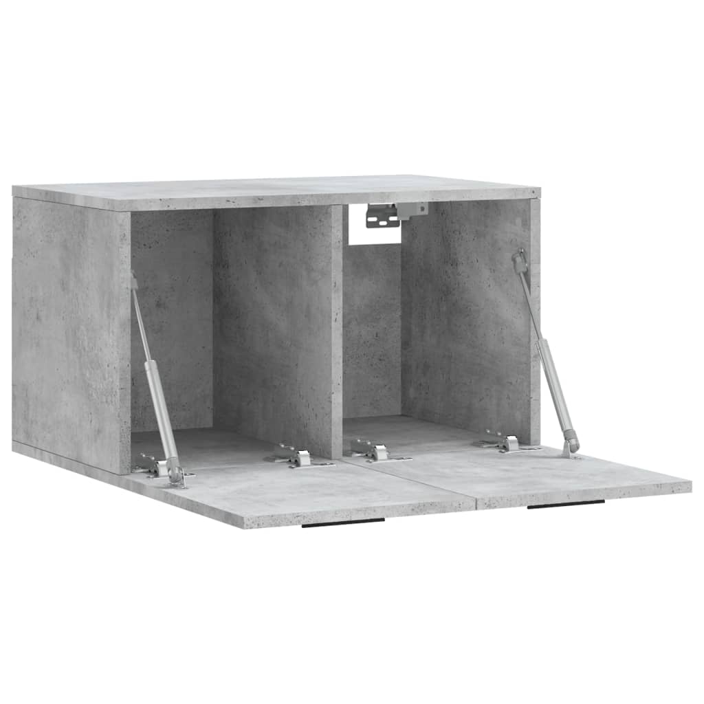 vægskab 60x36,5x35 cm konstrueret træ betongrå