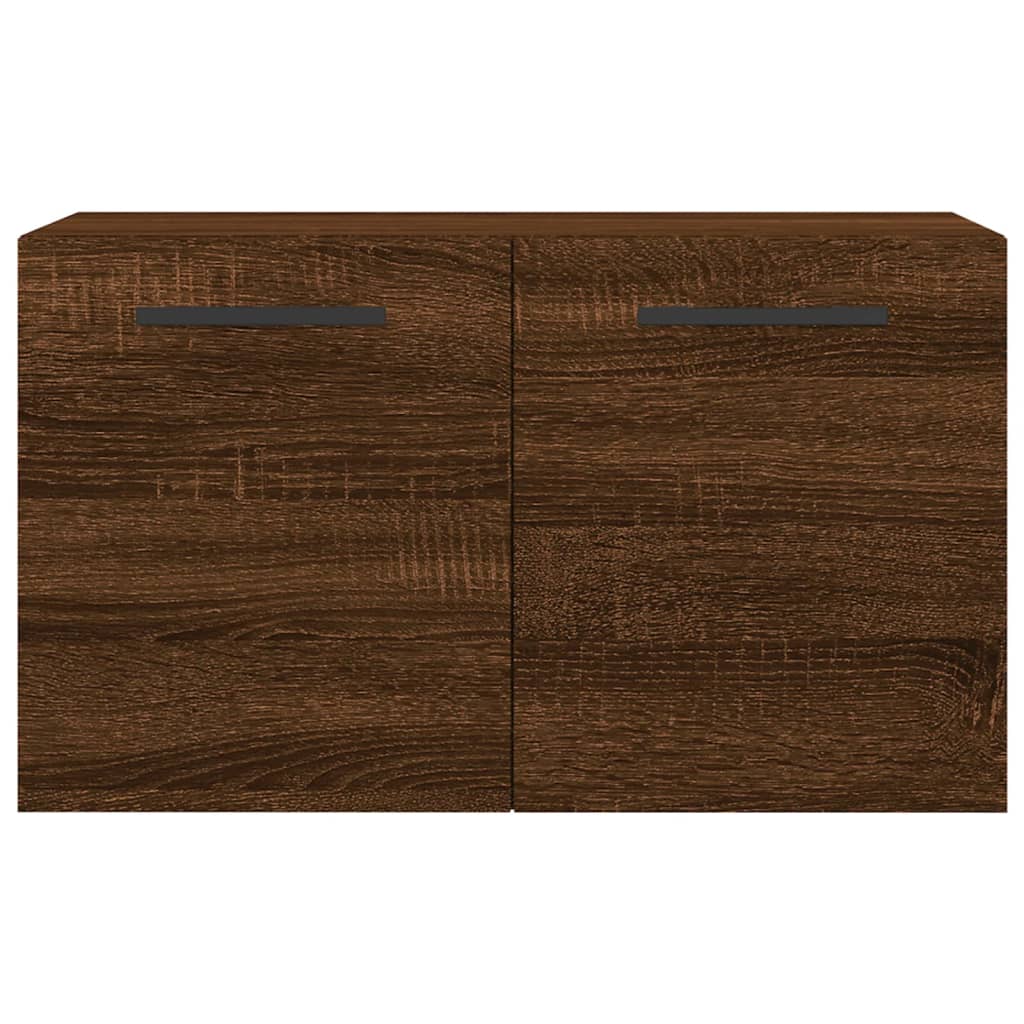 vægskab 60x36,5x35 cm konstrueret træ brun egetræsfarve