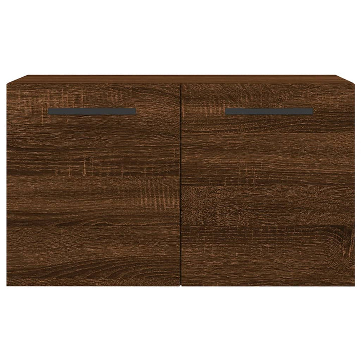 vægskab 60x36,5x35 cm konstrueret træ brun egetræsfarve