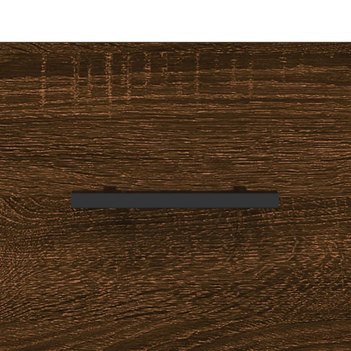 vægskab 60x36,5x35 cm konstrueret træ brun egetræsfarve