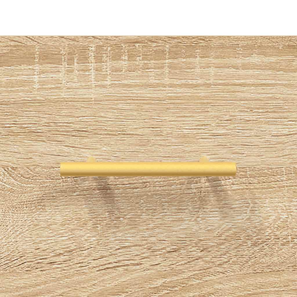 vægskab 80x36,5x35 cm konstrueret træ sonoma-eg