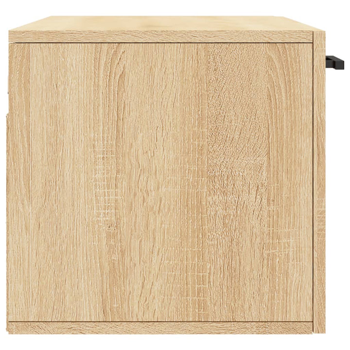 vægskab 80x36,5x35 cm konstrueret træ sonoma-eg