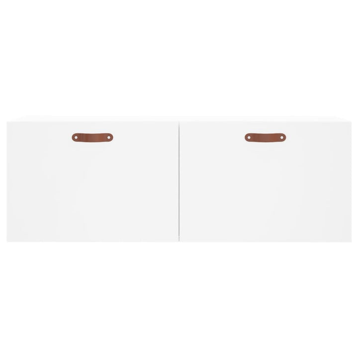 vægskab 100x36,5x35 cm konstrueret træ hvid
