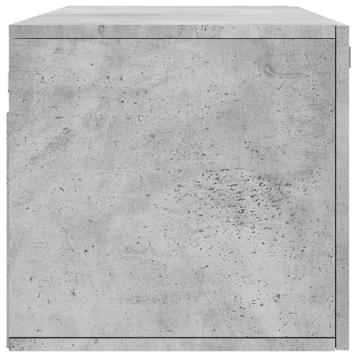 vægskab 100x36,5x35 cm konstrueret træ betongrå