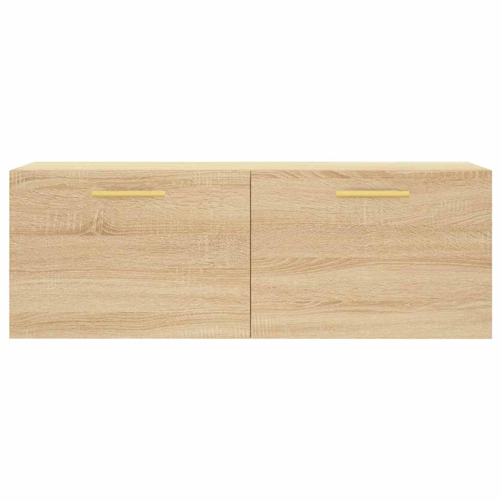 vægskab 100x36,5x35 cm konstrueret træ sonoma-eg