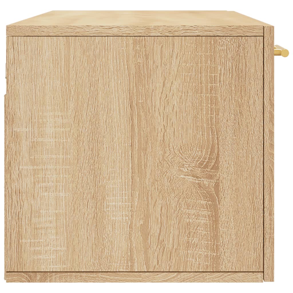 vægskab 100x36,5x35 cm konstrueret træ sonoma-eg