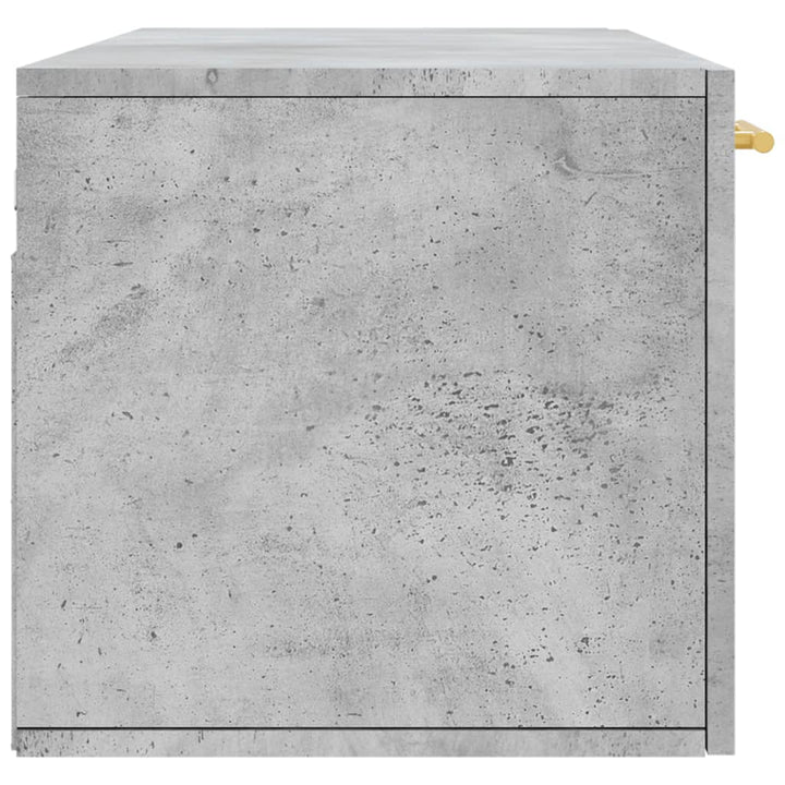 vægskab 100x36,5x35 cm konstrueret træ betongrå
