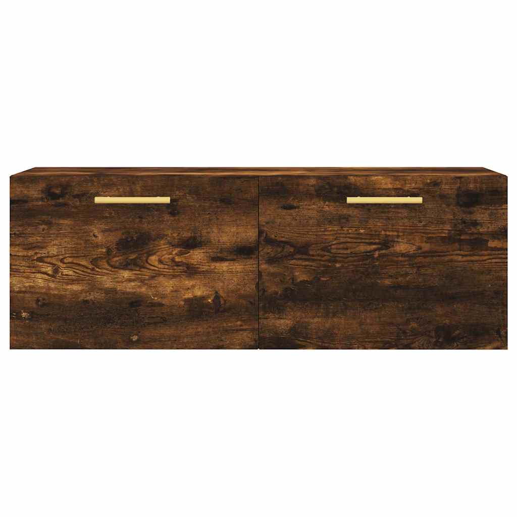vægskab 100x36,5x35 cm konstrueret træ røget sonoma-eg