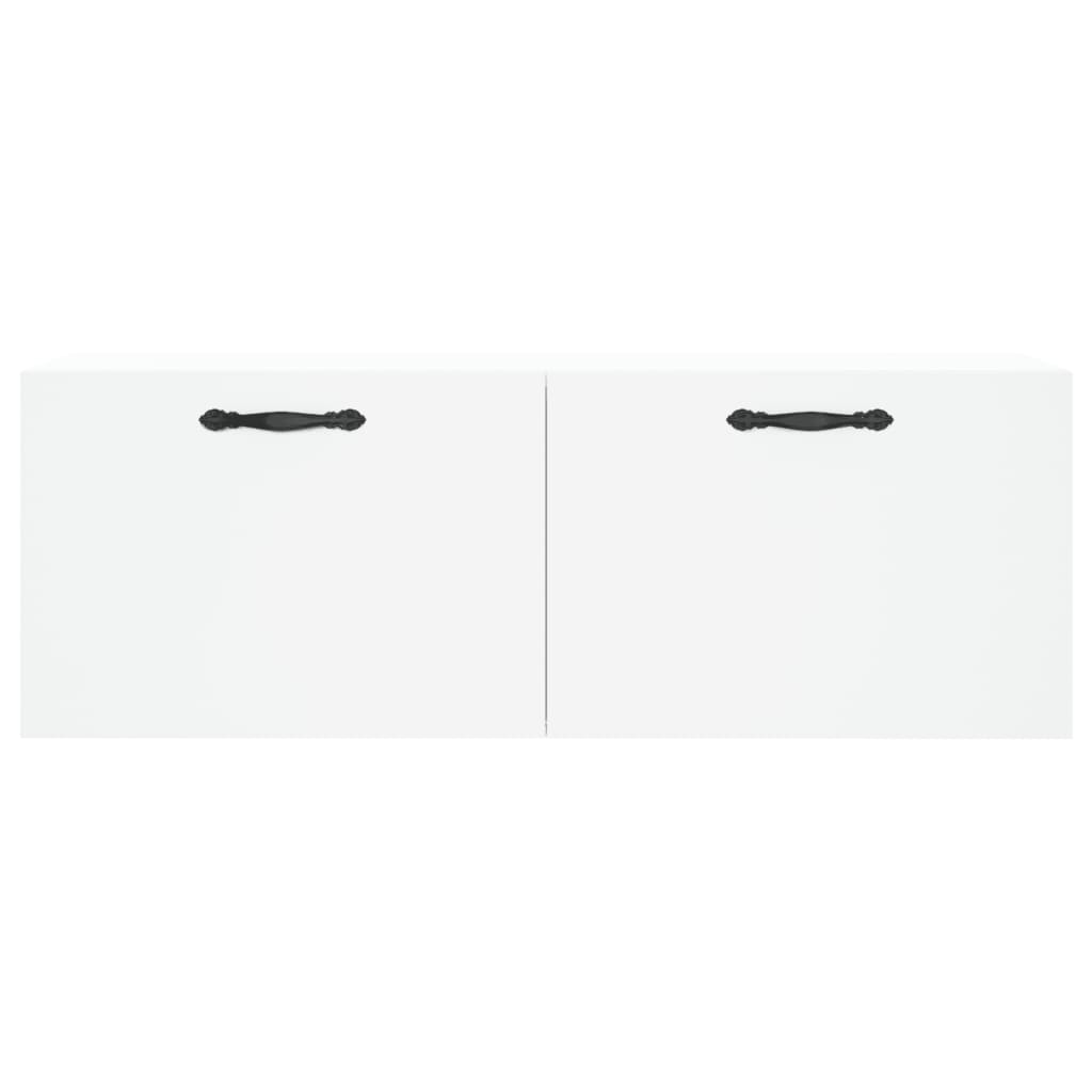 vægskab 100x36,5x35 cm konstrueret træ hvid