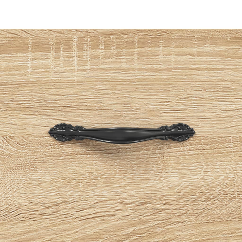 vægskab 100x36,5x35 cm konstrueret træ sonoma-eg