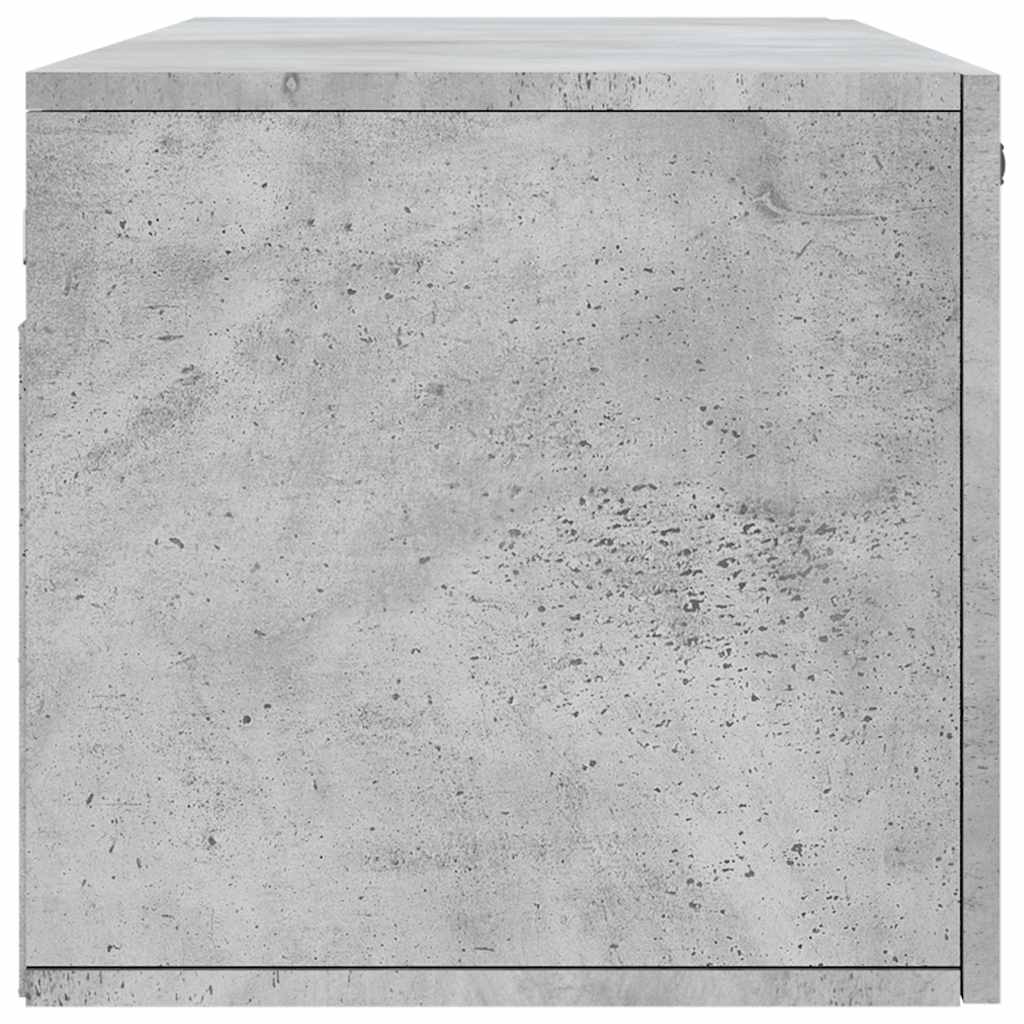 vægskab 100x36,5x35 cm konstrueret træ betongrå