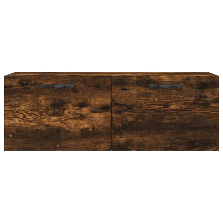 vægskab 100x36,5x35 cm konstrueret træ røget sonoma-eg