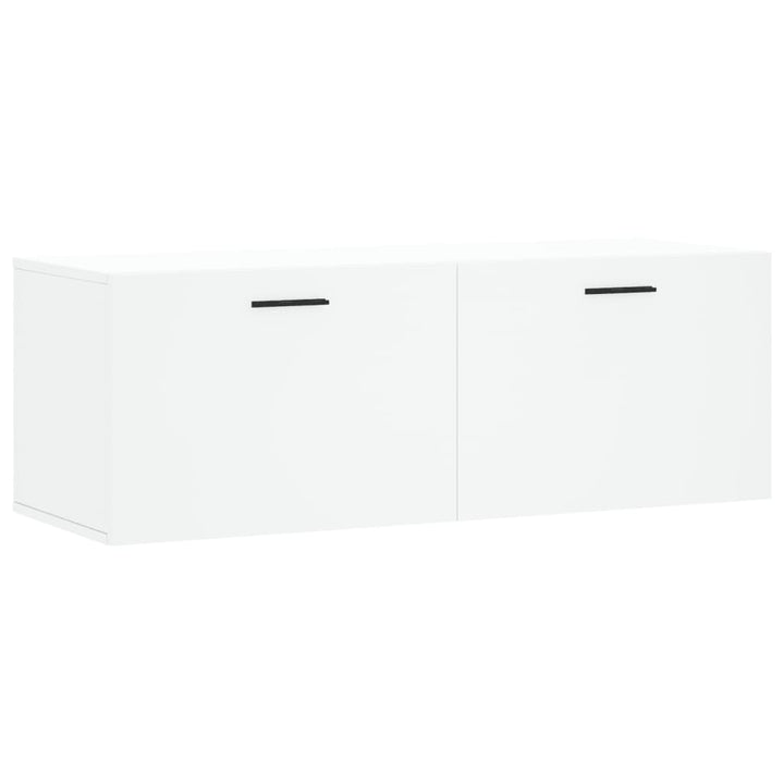 vægskab 100x36,5x35 cm konstrueret træ hvid