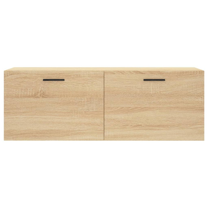 vægskab 100x36,5x35 cm konstrueret træ sonoma-eg
