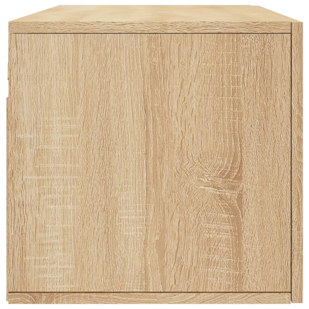 vægskab 100x36,5x35 cm konstrueret træ sonoma-eg