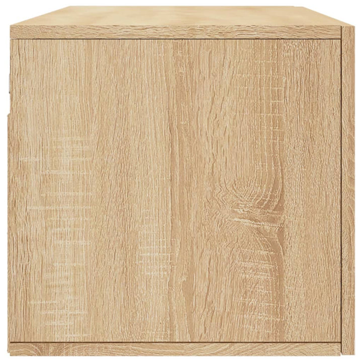 vægskab 100x36,5x35 cm konstrueret træ sonoma-eg