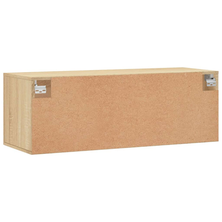 vægskab 100x36,5x35 cm konstrueret træ sonoma-eg